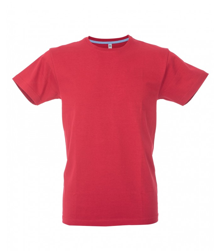 T-Shirt Uomo Fragi Manica Corta A Girocollo Alto In Puro Cotone Mercerizzato