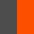 grigio scuro/arancio